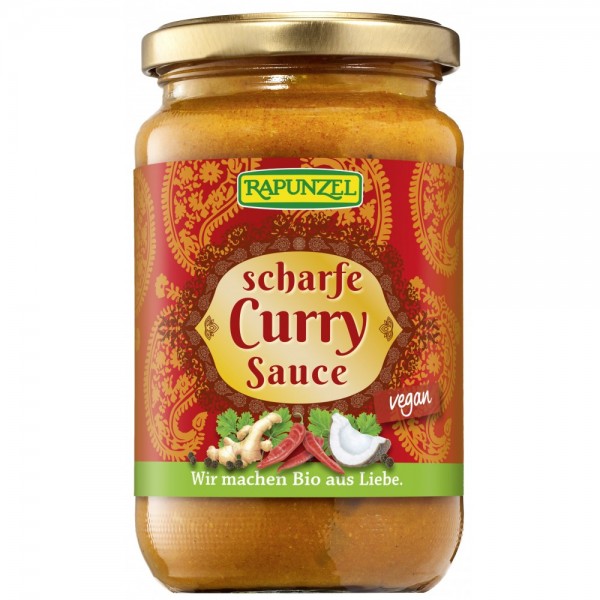 Sos curry iute, vegan bio Rapunzel